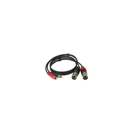 Klotz 2 Phono - 2 Male XLR 6 Metre