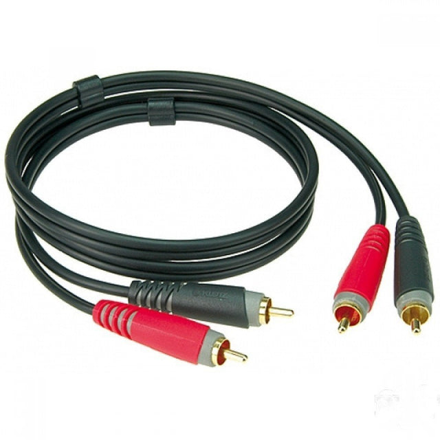 Klotz 2 x RCA to 2 x RCA Phono - 2M