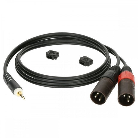 Klotz Y-Cable Mini Jack TRS - 2X Male XLR