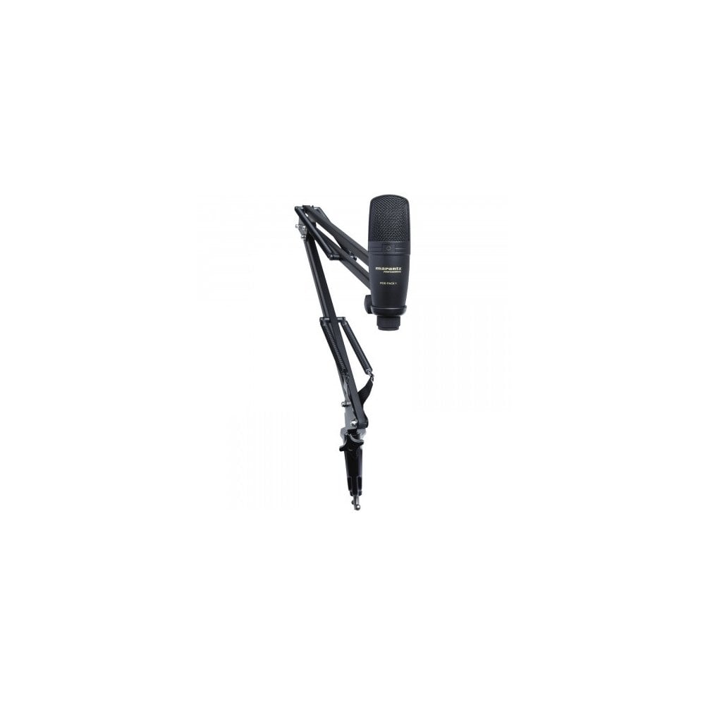 Marantz Pod Pack 1 USB Microphone with Broadcast Stand and Cable