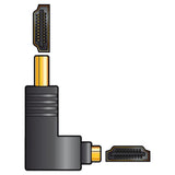 HDMI Right Angle Adaptor