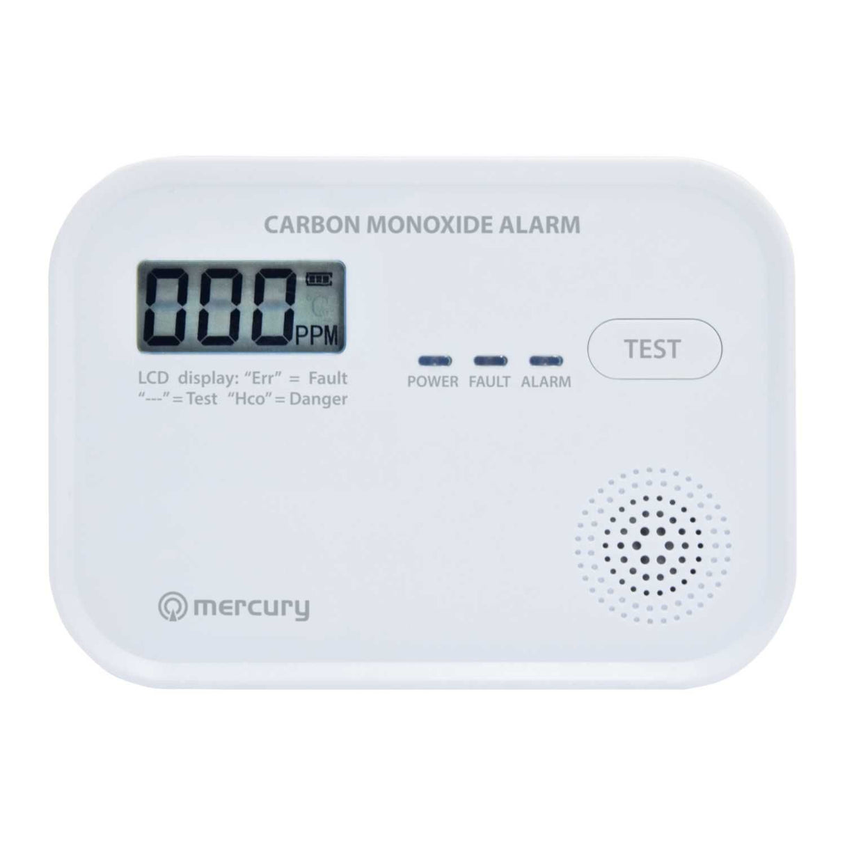 Mercury Carbon Monoxide Digital Co2 Alarm