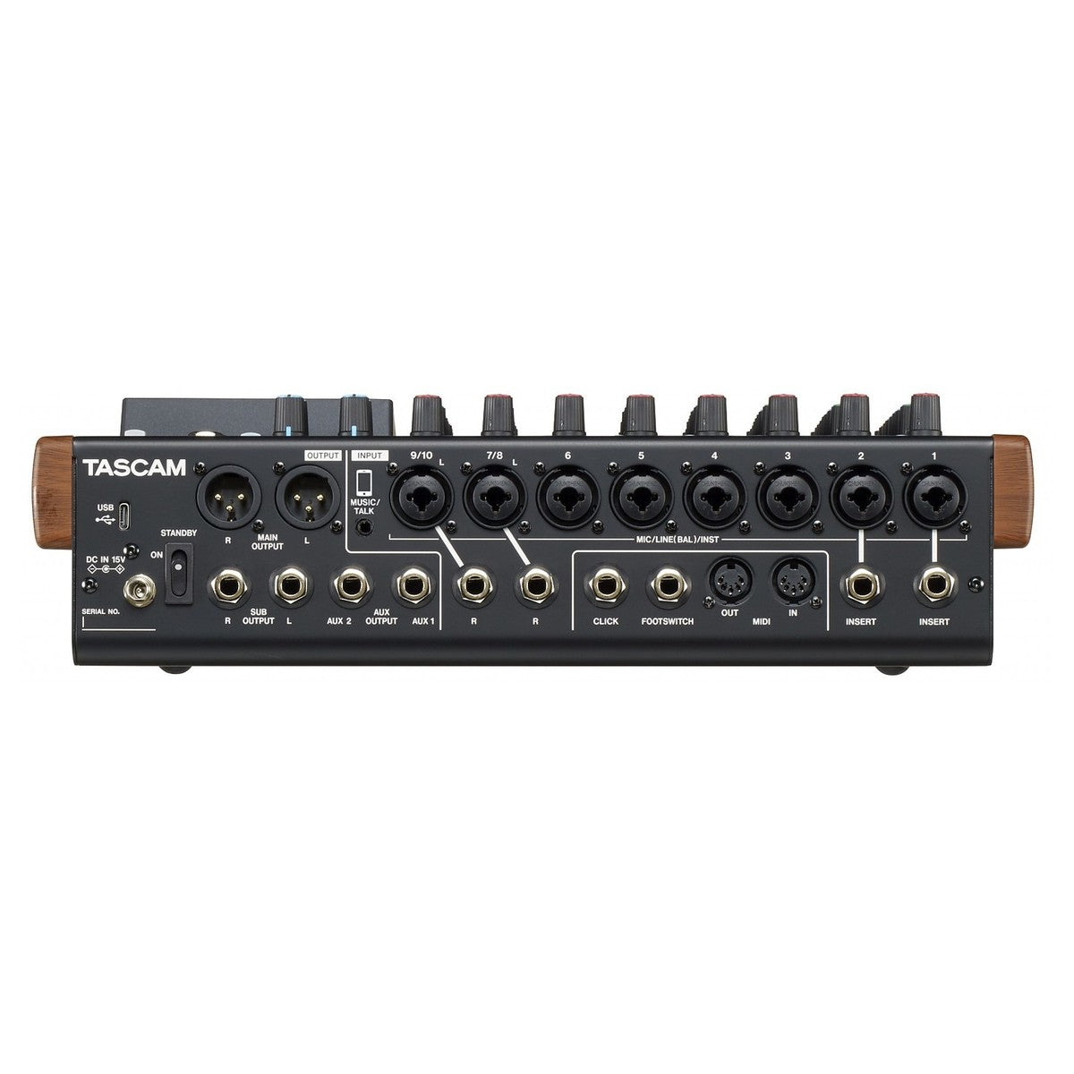 Tascam Model 12 Analog Mixer with Digital Recorder