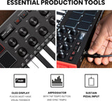Akai Professional MPK Mini MK3 - 25 Key USB MIDI Keyboard Controller with 8 Backlit Drum Pads, 8 Knobs and Music Production Software and Native Instruments Sound Package (NKS Integration)