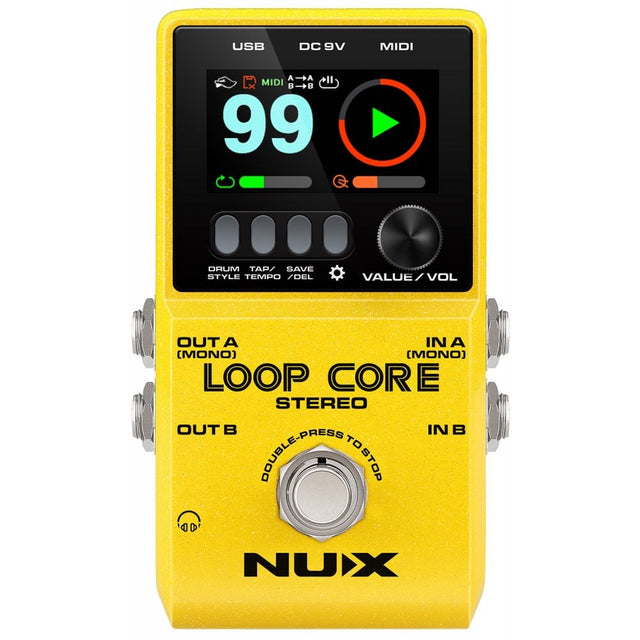 NUX Loop Core Stereo Looper Pedal