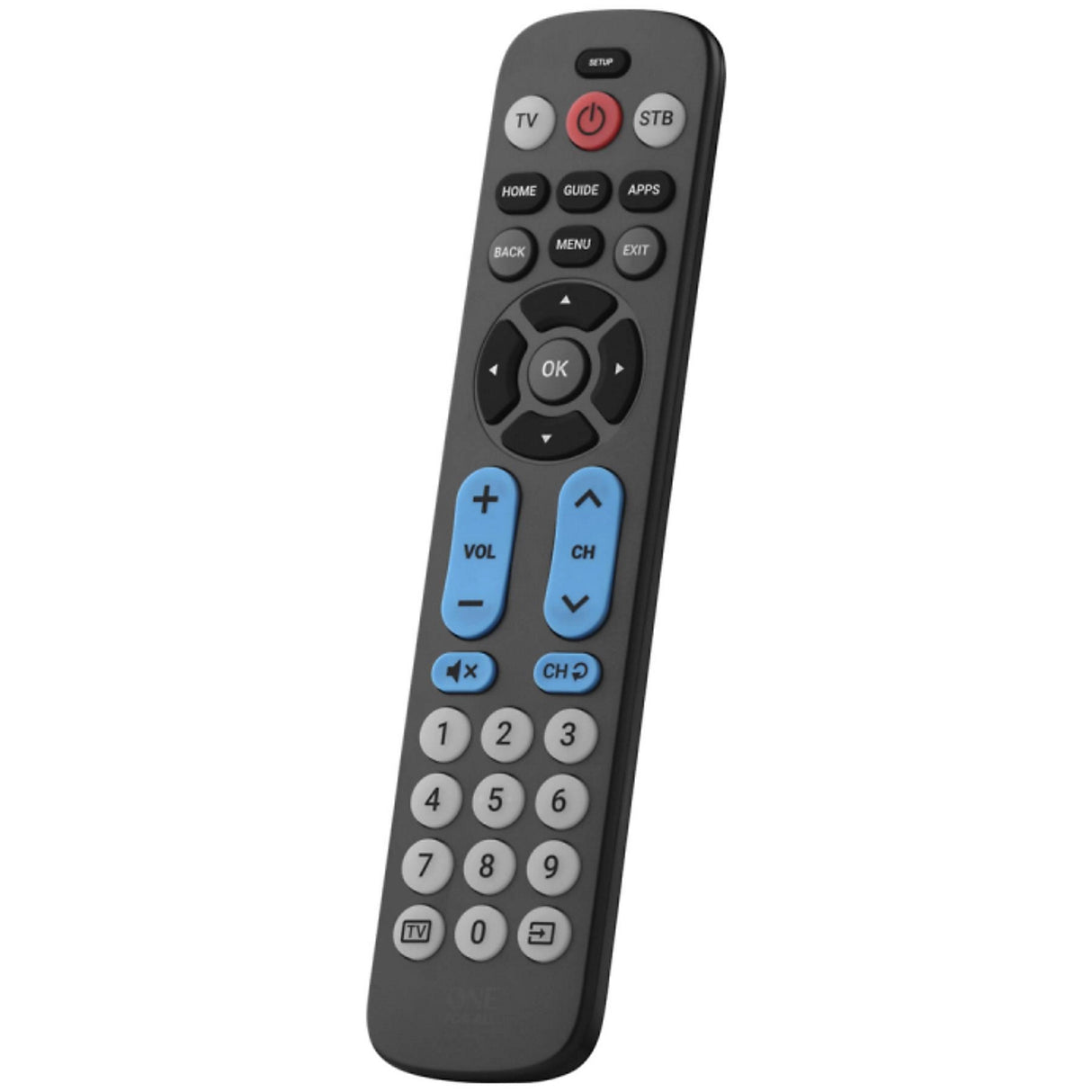 One For All URC6821 Universal Big Button Remote Control Easy Setup Simple Audio