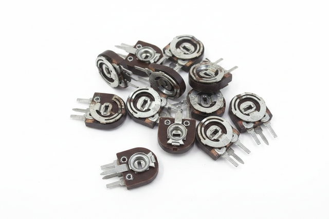 Pile of Trimmer Potentiometers