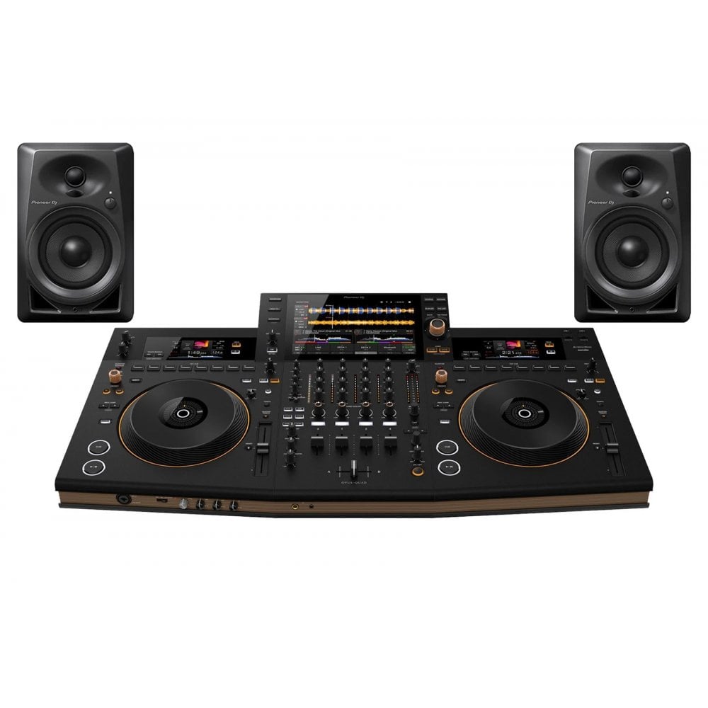 Pioneer DJ Opus Quad All-In-One DJ System + DM-50D Active Speakers