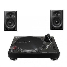 Pioneer PLX500 Black & DM40 Speaker Kit 