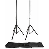 QTX Heavy Duty Speakers Stands With Carry Bag