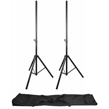 QTX Heavy Duty Speakers Stands With Carry Bag