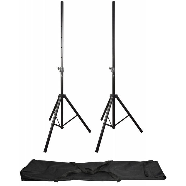 QTX Heavy Duty Speakers Stands With Carry Bag