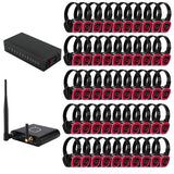 50 Way Silent Disco Bundle With Bluetooth Transmitter & Charger QSD-3PRO Bundle with 50 Headsets