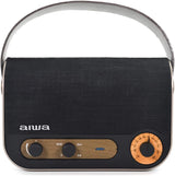 AIWA Vintage Style Rechargeable Stereo Radio & Bluetooth Speaker
