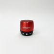 Red xboom speaker white background