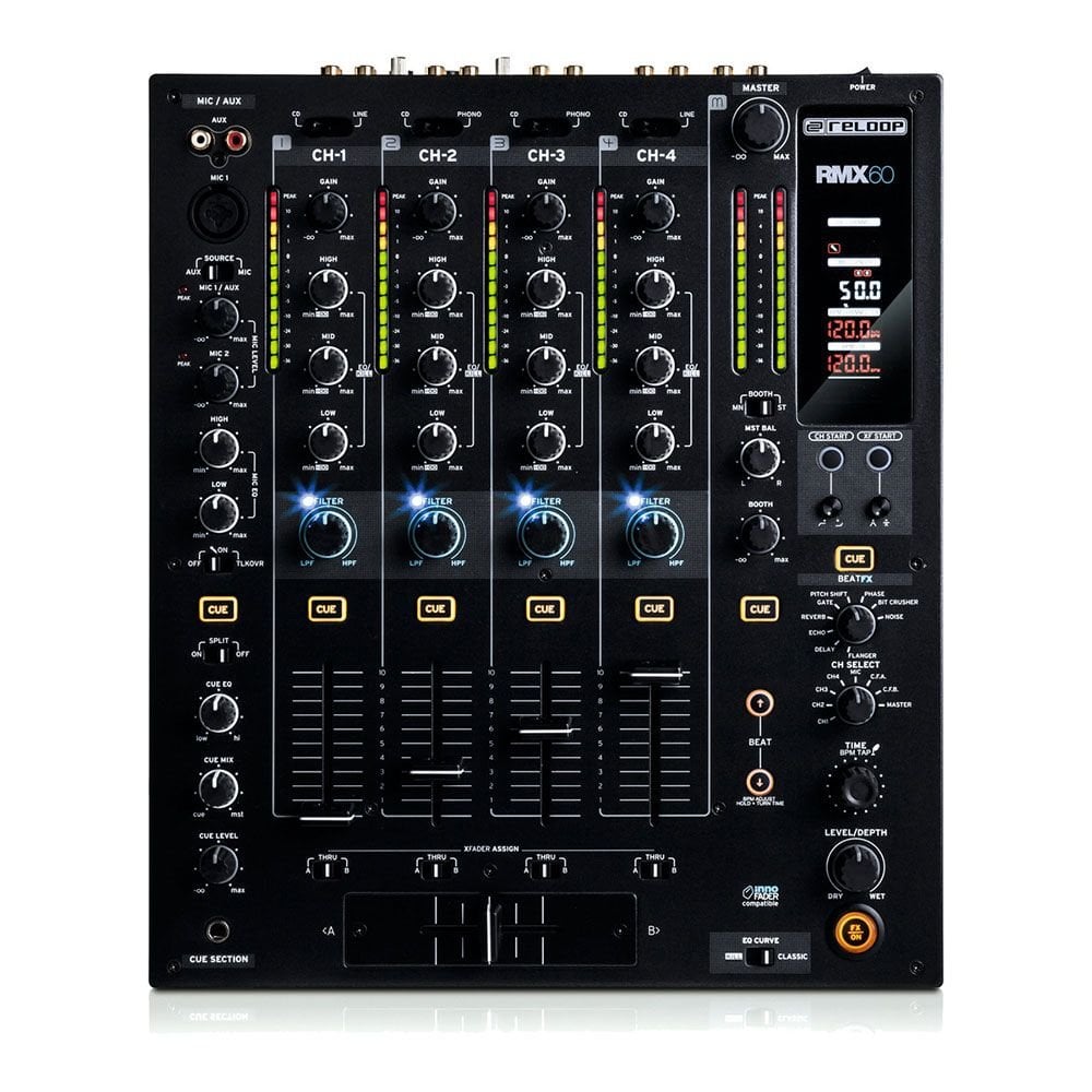 Reloop RMX-60 Digital 4-Channel Club Mixer With Effects