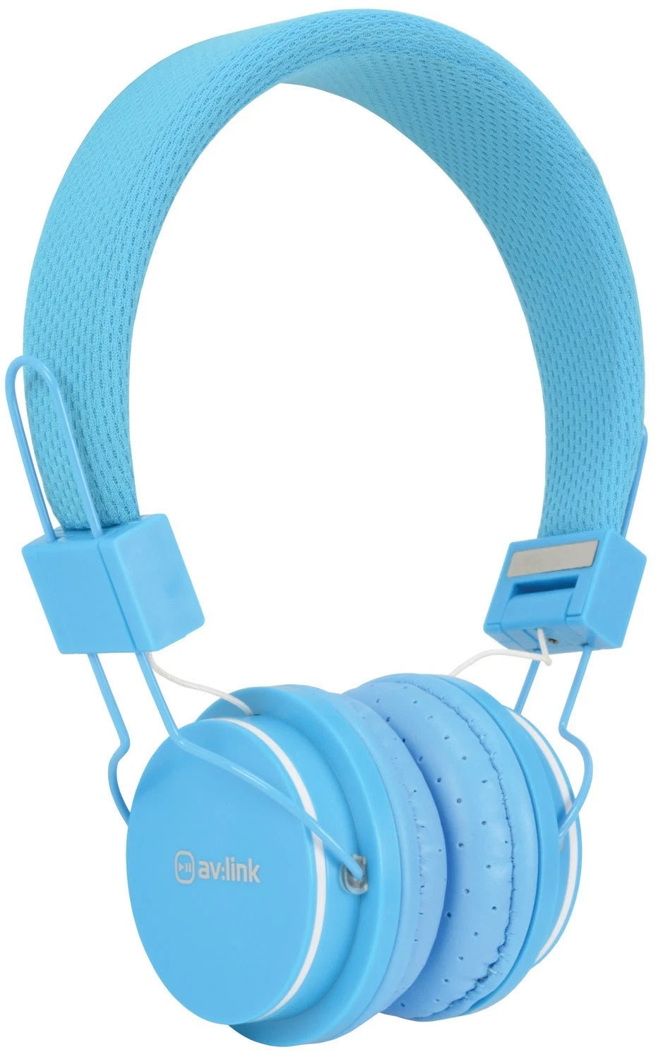 Kids Educational Adjustable Headphones with in-line Microphone, Blue