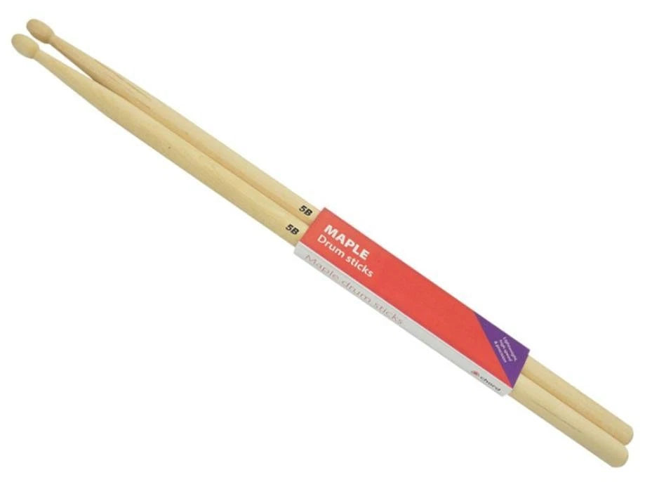 Maple Drumsticks 5B, Wood Tip