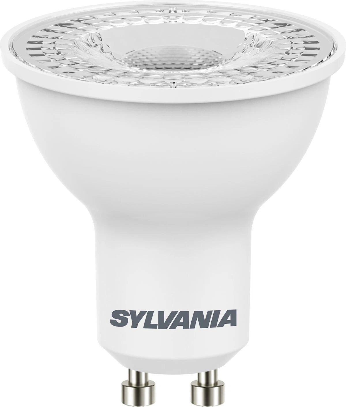SYLVANIA LED Light Bulb, Glass Lens Finish, Spotlight Shape, GU10 Cap, Cool White 5 PACK