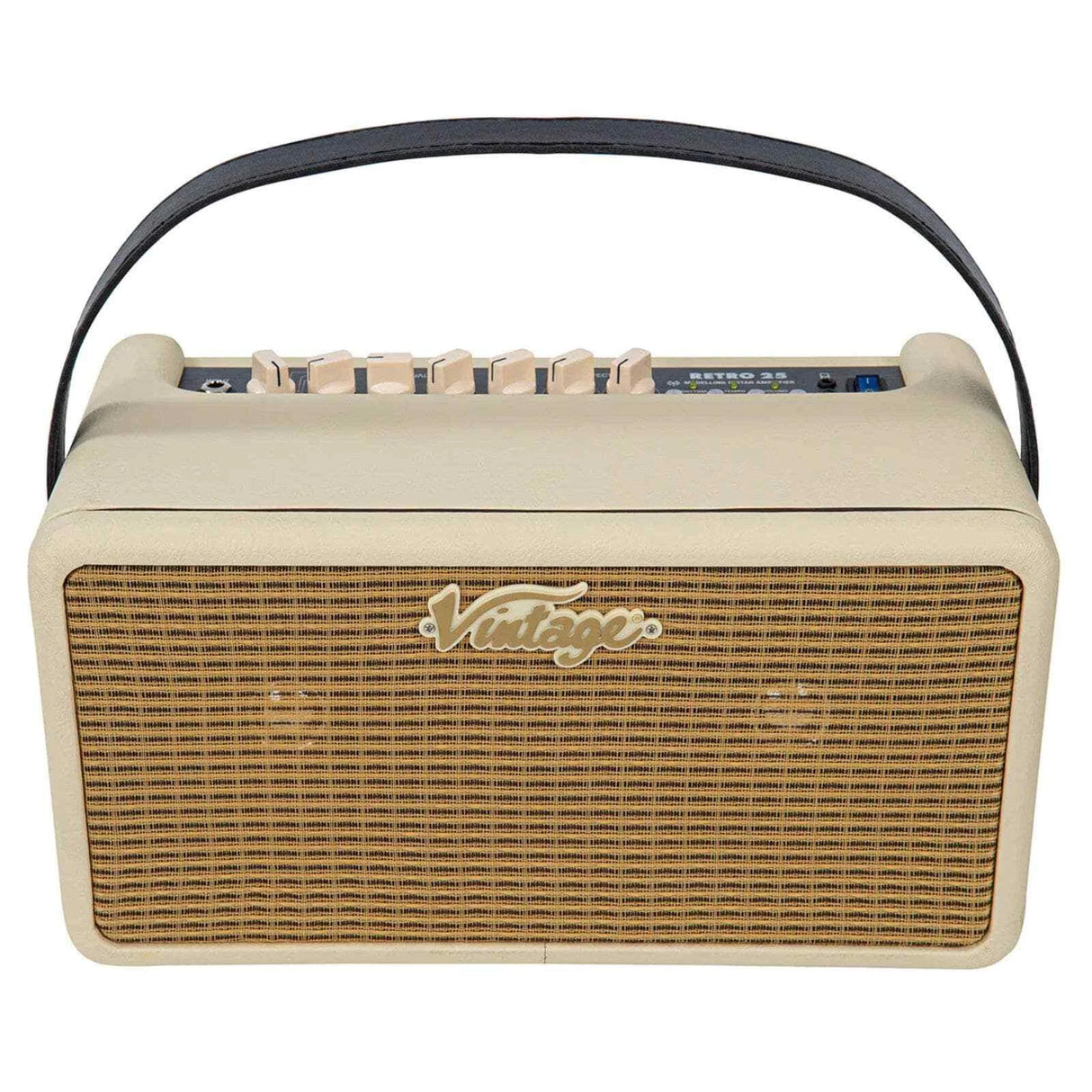 Vintage Retro 15 - 15W Bluetooth Guitar Amplifier with Effects – Vintage White