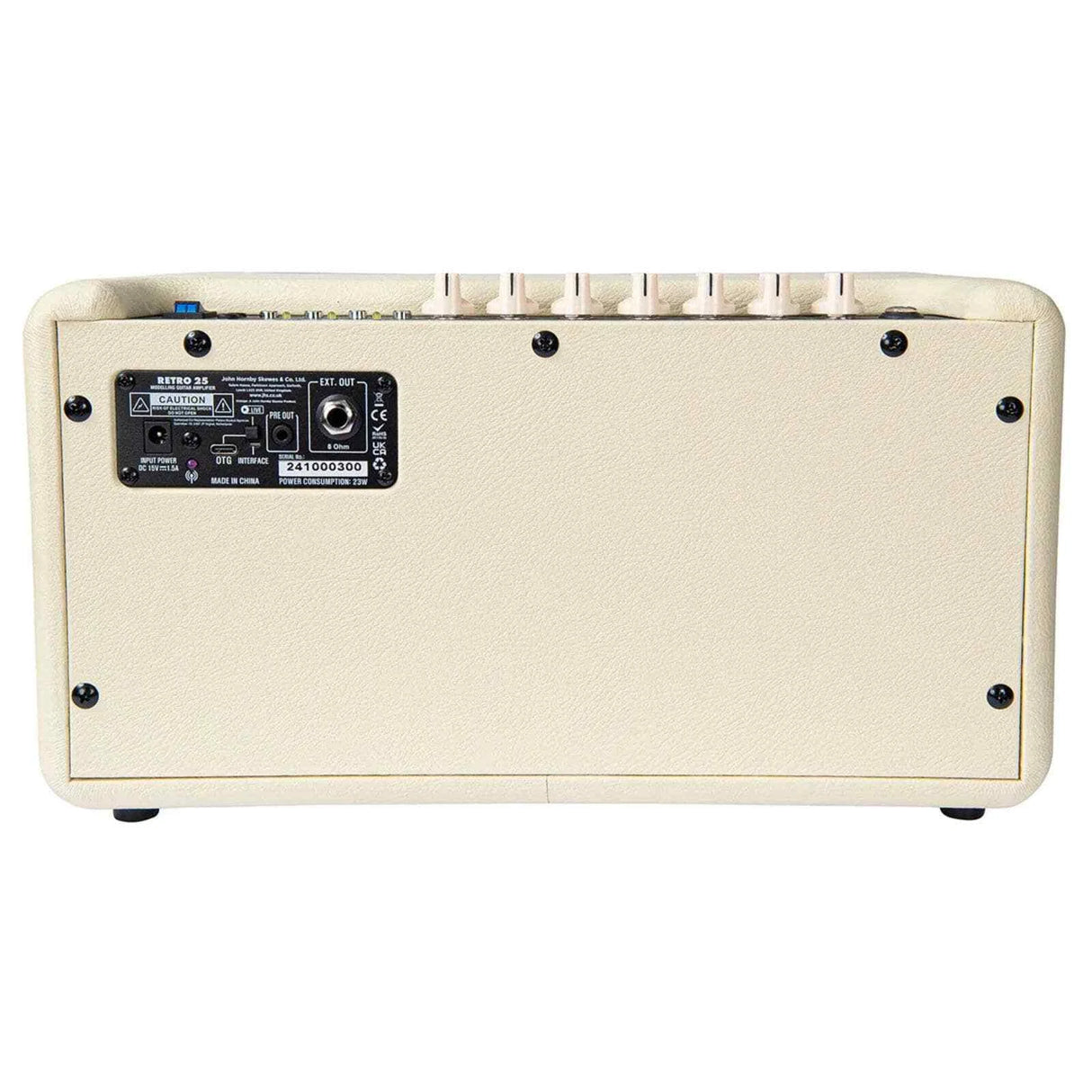 Vintage Retro 15 - 15W Bluetooth Guitar Amplifier with Effects – Vintage White