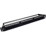 Excel 100-304 Cat6 24 Port Unscreened Patch Panel 1U LSA Punch Down Cable