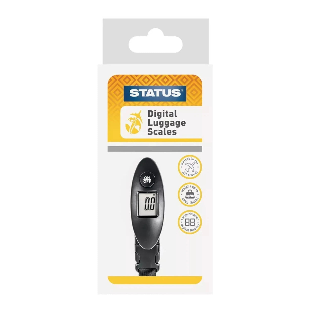 Digital Luggage Scale | Black Digital Luggage Weight Scale.