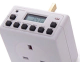 7 Day Weekly Programmable Timer Switch w/ LCD Display