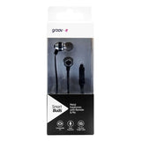 Smart Buds Sound Isolating Metal In-Ear Headphones with Remote Mic - Black - GVEB10BK