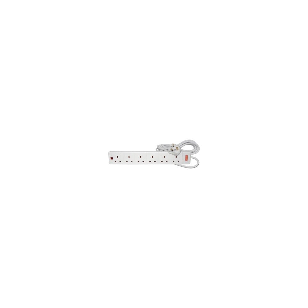 6 Gang extension Lead With Surge Protection 5 Metre
