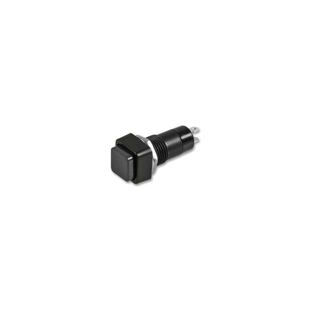 Square Push Switch Black