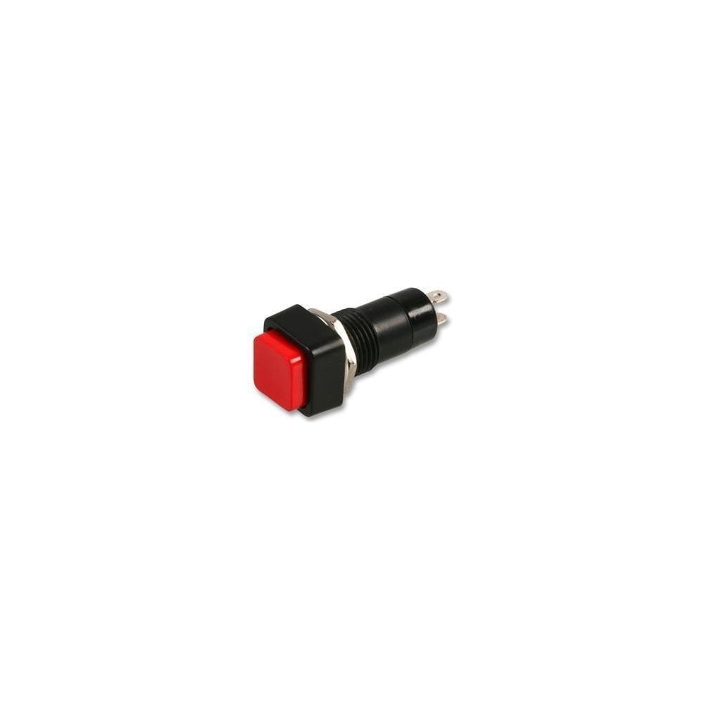 Square Push Switch Red
