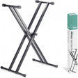 Stagg KXSQ5 Double Braced X-Style Keyboard Stand