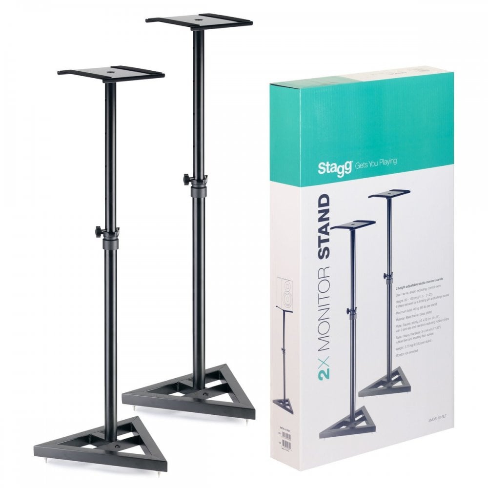 Stagg SMOS-10 Studio Monitor Stands, Pair
