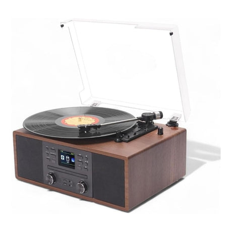 Steepletone Austin 5-in-1 Music System with CD Player, Bluetooth, DAB+ & FM Radio, USB Playback