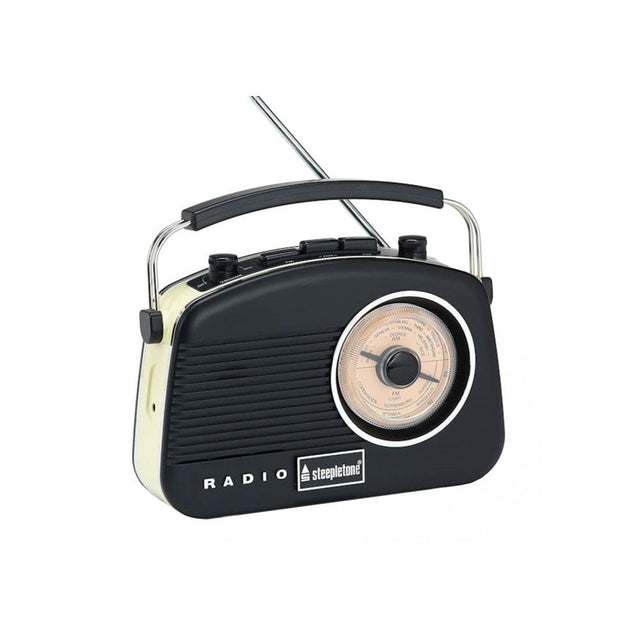 Steepletone Baby Brighton radio with bluetooth Black