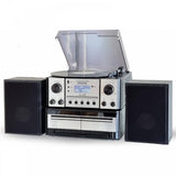 Steepletone Boston XP 5-in-1 Music System (Silver) 