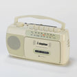 Steepletone SCR209 Portable MW-FM Radio Cassette Tape Player Recorder with Built In Microphone - Black