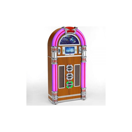 Steepletone Touch Rock MW 50 Jukebox Lightwood