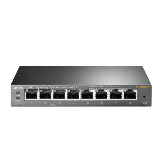 TP-LINK TL-SG108PE 8-Port Gigabit Easy Smart PoE network Switch