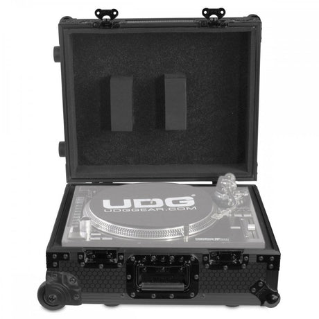 UDG FlightCase Multi Format Turntable + (Trolley & Wheels) - Black