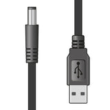 USB2.0 to 2.1 x 5.5mm 5V DC Plug Power Lead 1m (Bulk)