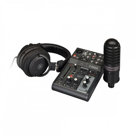 Yamaha AG03MK2 Live Streaming Pack, Black